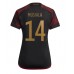 Billige Tyskland Jamal Musiala #14 Udebane Fodboldtrøjer Dame VM 2022 Kortærmet